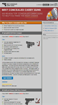 Mobile Screenshot of best-concealed-carry-guns.com