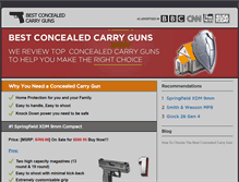 Tablet Screenshot of best-concealed-carry-guns.com